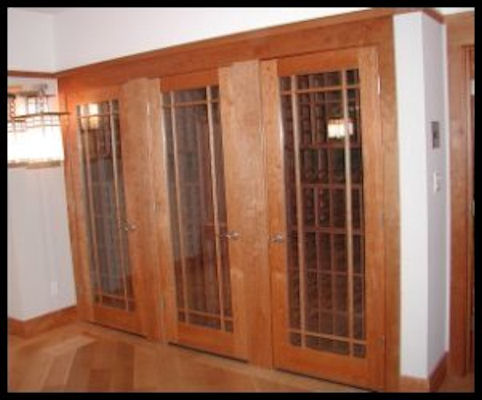 9 Lite Wineroom door